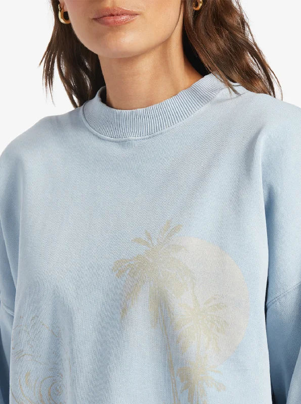 Lineup Oversized Sweatshirt - Clear Sky