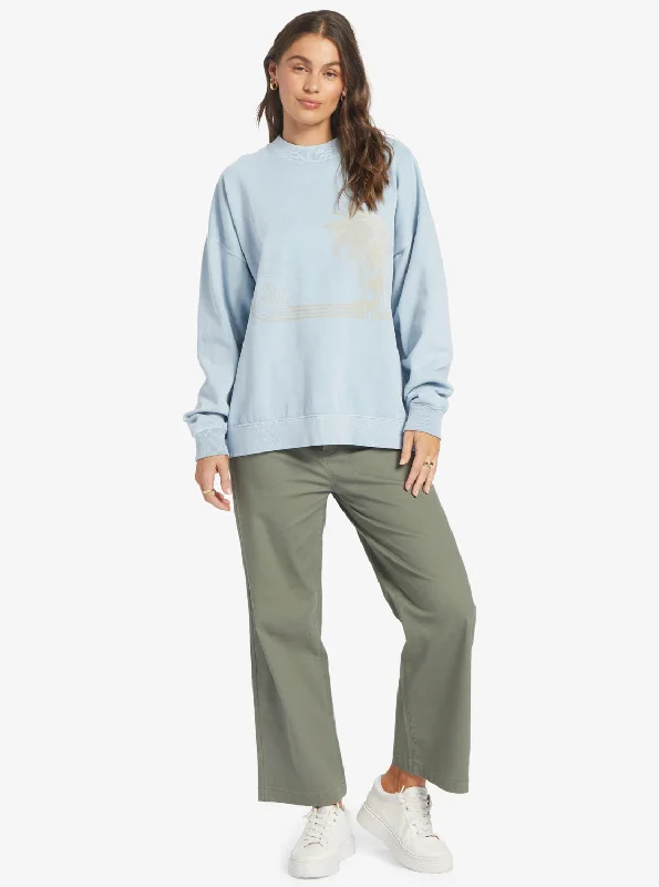 Lineup Oversized Sweatshirt - Clear Sky