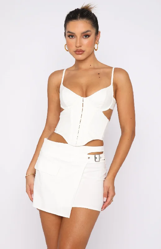 Matter Of Time Bustier White