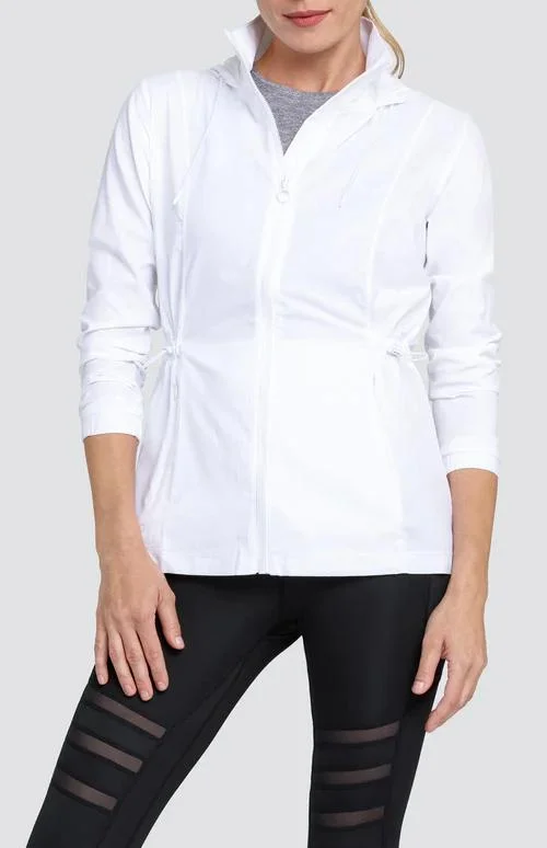 New Tail Activewear White Nola Jacket Size XXL. MSP$93