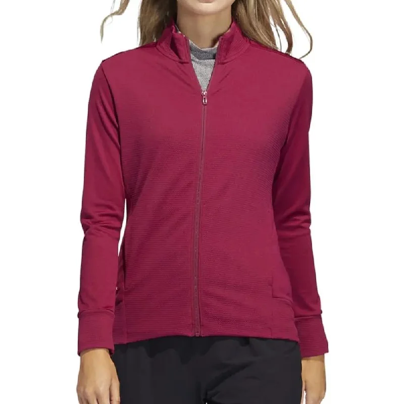 New Women's Adidas Textured Full-Zip Jacket Size XL MSP$65