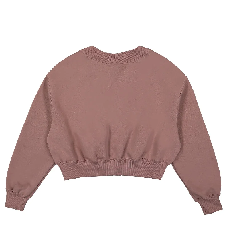 W NSW Phoenix Fleece Crop Vneck