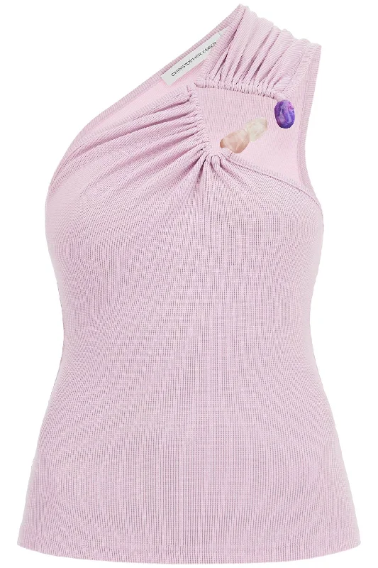 one-shoulder top with 24021159 PINK TOURMALINE