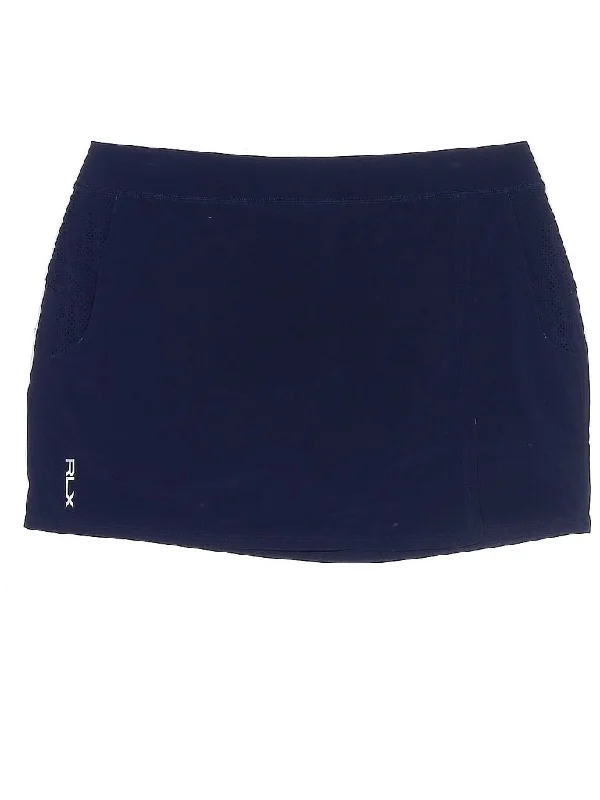 Ralph Lauren RLX Navy Aim 4-Way Stretch Golf Skort Size L MSP$138