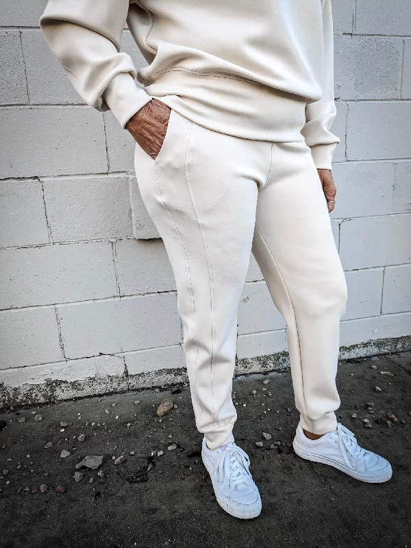 Solid Scuba Joggers - Oatmeal