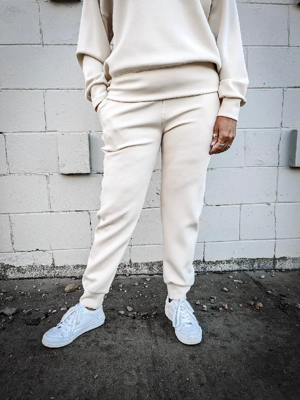 Solid Scuba Joggers - Oatmeal