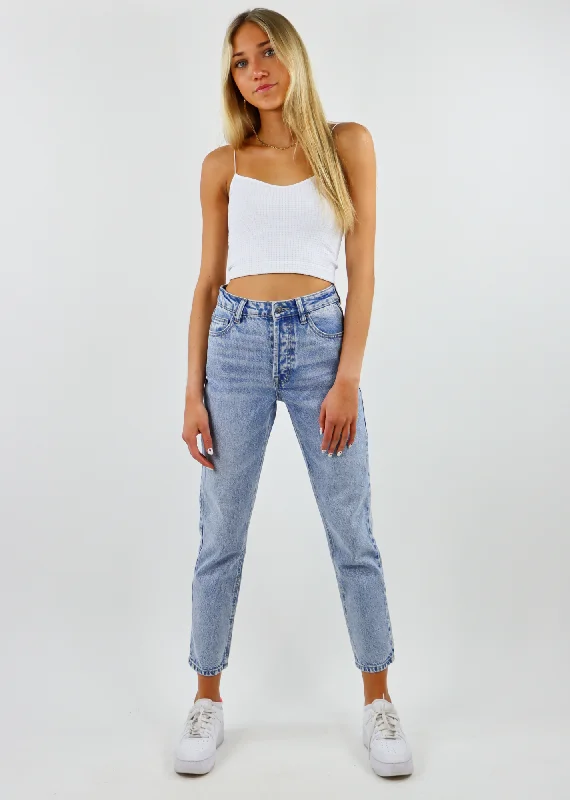 Turn Back Time Straight Leg Jeans ★ Light Wash