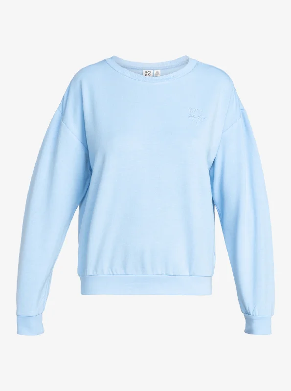 Surfing By Moonlight Crew Neck Sweatshirt - Bel Air Blue