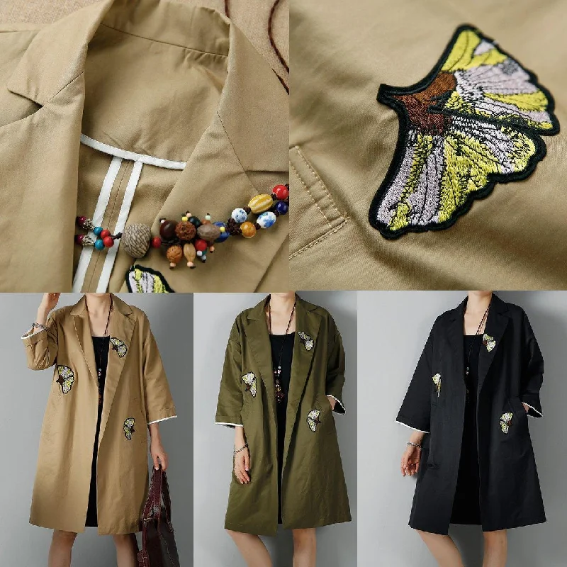 Tea green plus size coats long cardigans