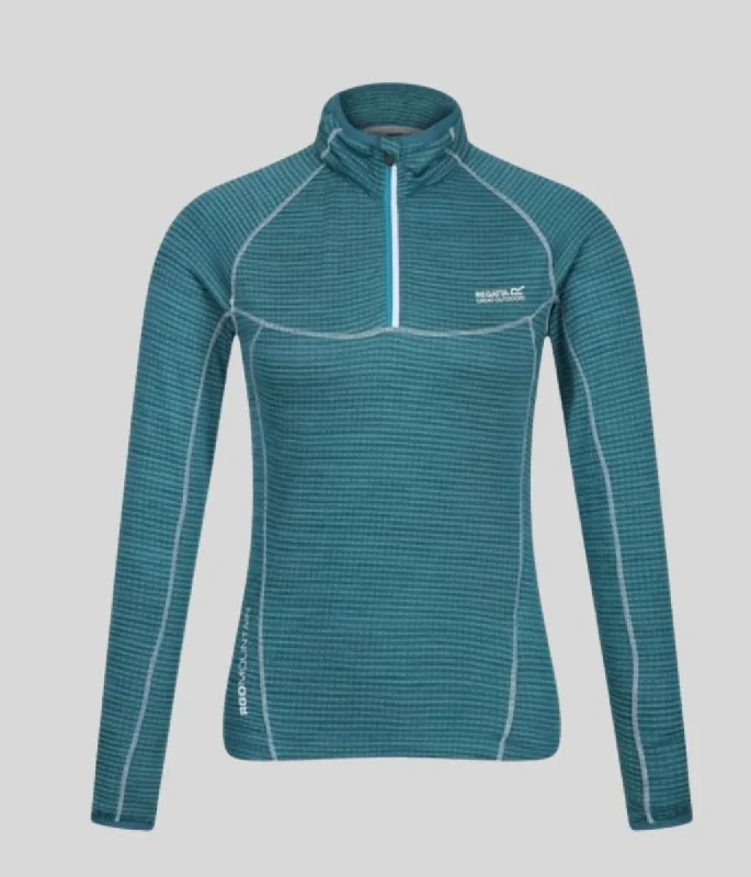 Teal Yonder Half Zip Top