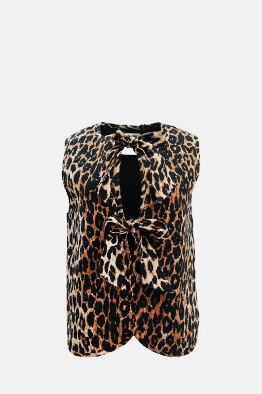 Tilly Gilet Leopard