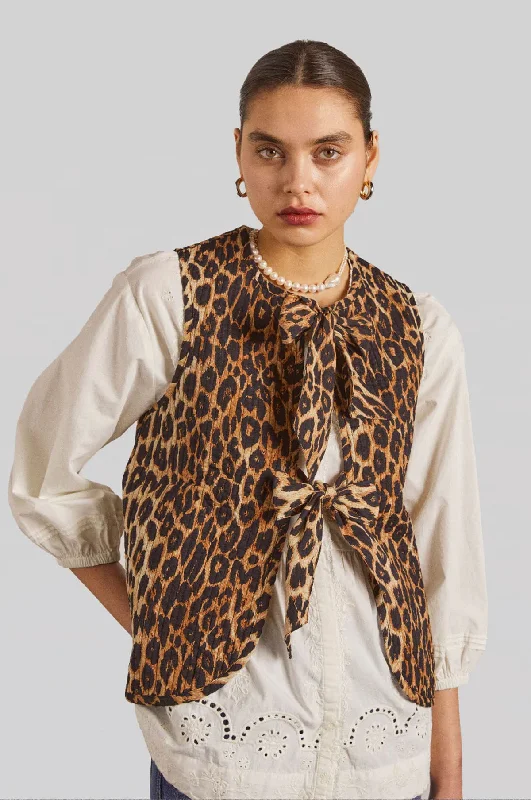 Tilly Gilet Leopard