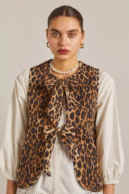 Tilly Gilet Leopard