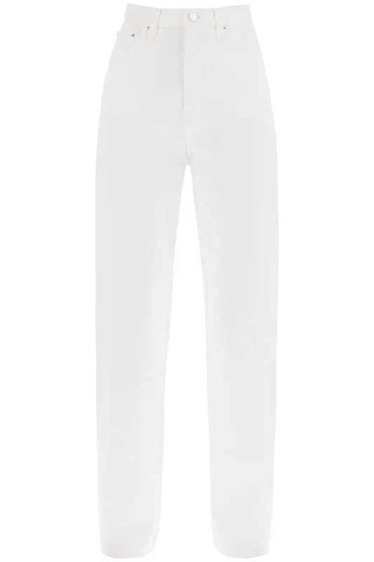 Toteme twisted seam straight jeans 231 240 748 32 OFF WHITE