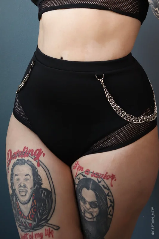 Venom Chain Highwaisted Bikini Bottoms