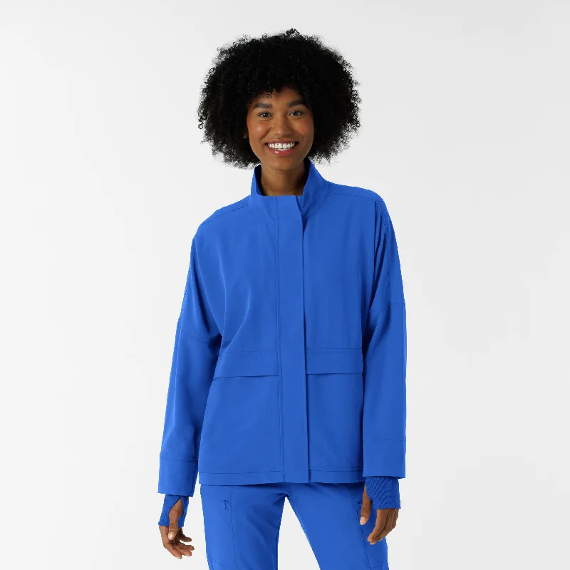 Women's Germs Happen Packable Scrub Jacket - Royal